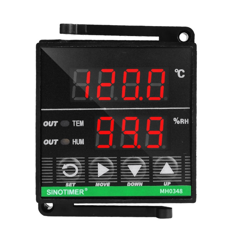 SINOTIMER MH0348 Regolatore di umidità della temperatura intelligente ad alta precisione Display digitale Misuratore di temperatura e umidità, MH0348 SINOTIMER MH0348 Regolatore di umidità della temperatura intelligente ad alta precisione Display digitale Misuratore di temperatura e umidità, MH0348